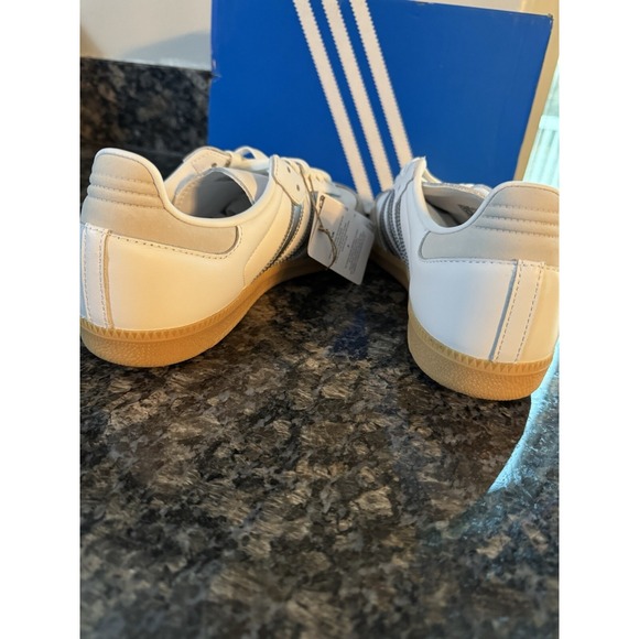 adidas WMNS Originals Samba White Silver JI2725 Women's Size 10 Shoes, Sneakers - Picture 4 of 8